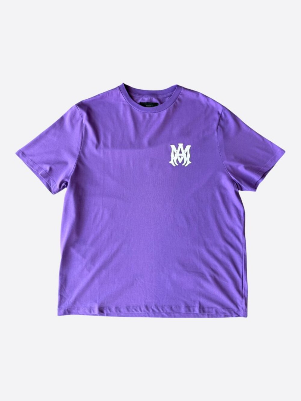Amiri Purple & White MA Core Logo T-Shirt